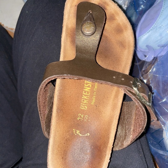 birkenstock brown sandals 1-1.5 - Picture 3 of 4